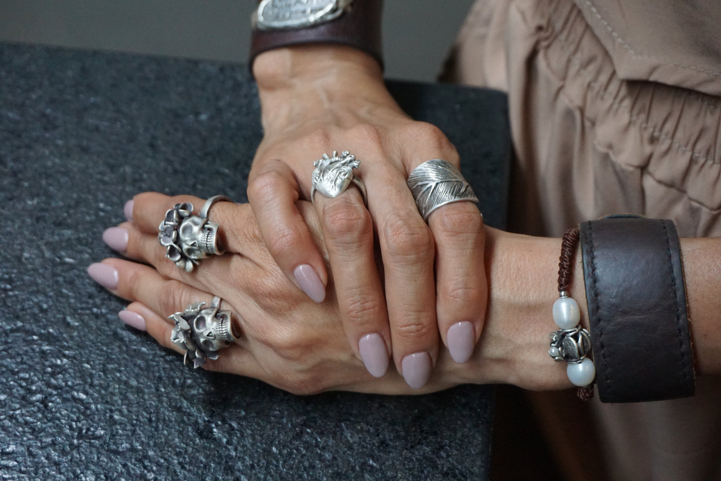 Anillo Corazón Anatómico