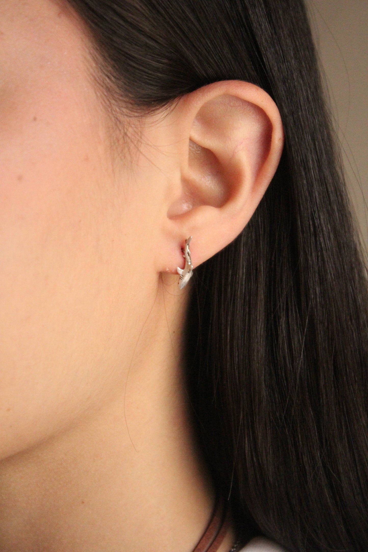 Aretes Tiburón Blanco