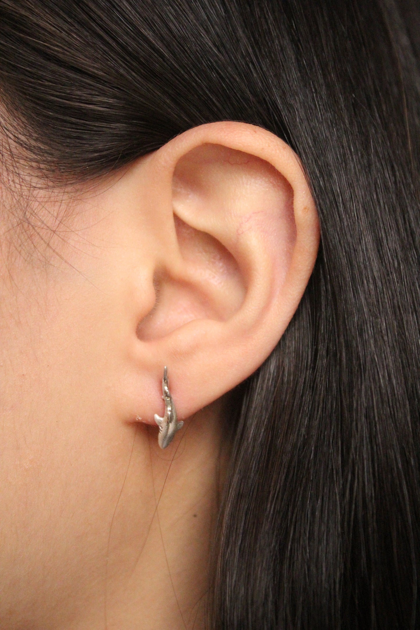 Aretes Tiburón Blanco