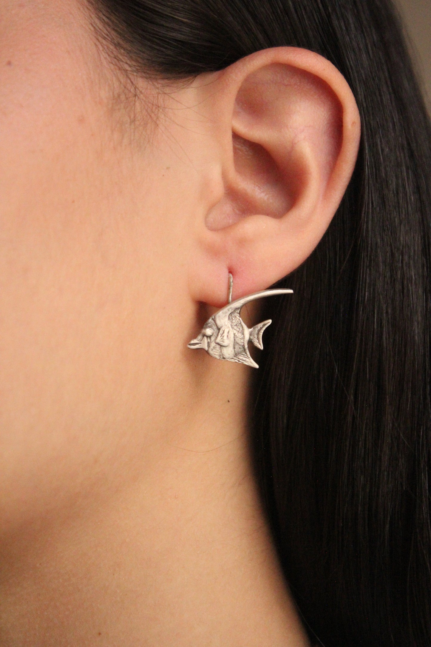 Aretes Pez Ángel con arillo