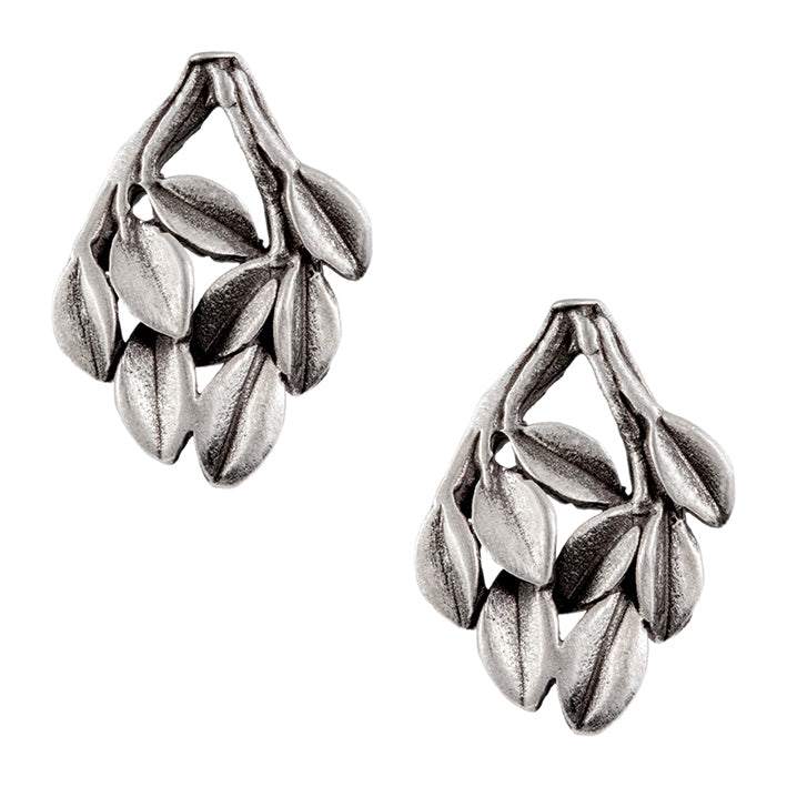 Arete Broquel Hoja Hule