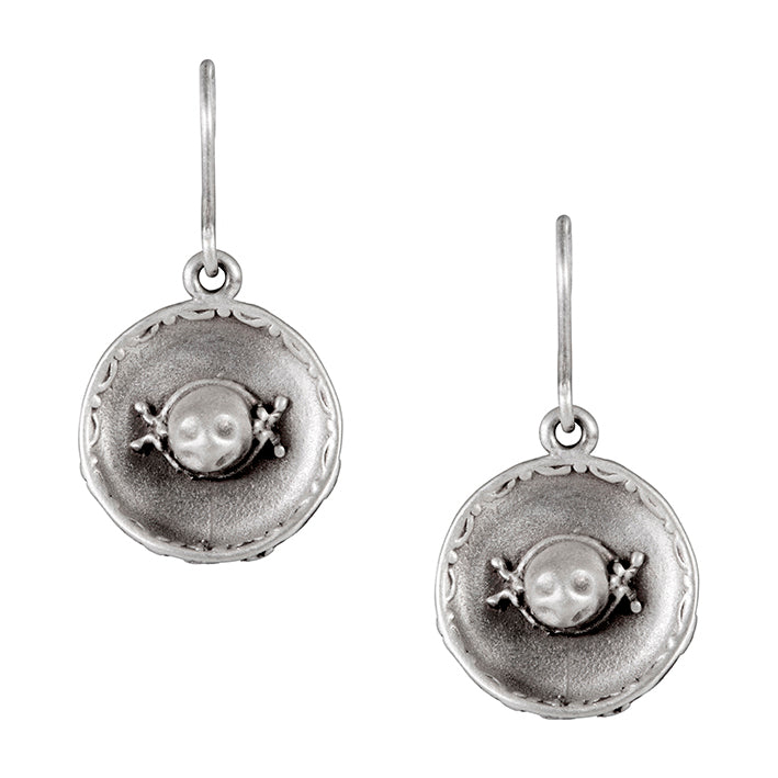 Aretes en plata 925 colección Viva México de Eva Carrillo. Diseño original hecho a mano, joyería de autor de origen mexicano. 