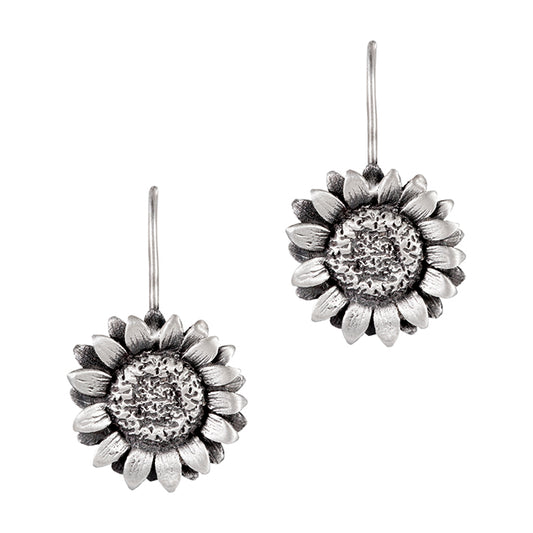 Aretes Girasol con arillo