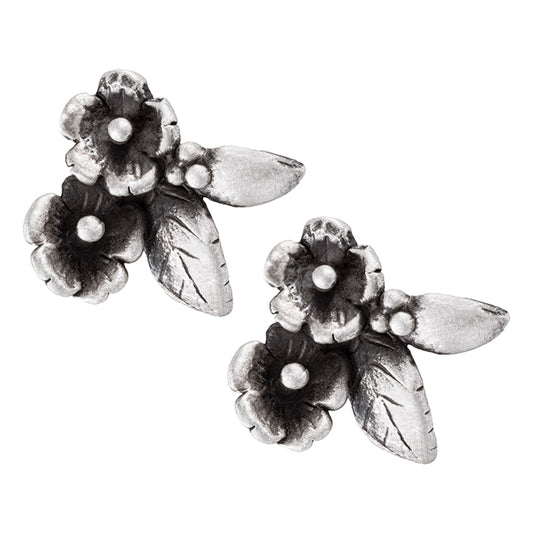 Aretes Broquel Latido Floral