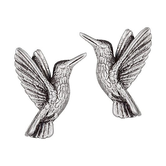 Aretes Broquel Colibri en Vuelo